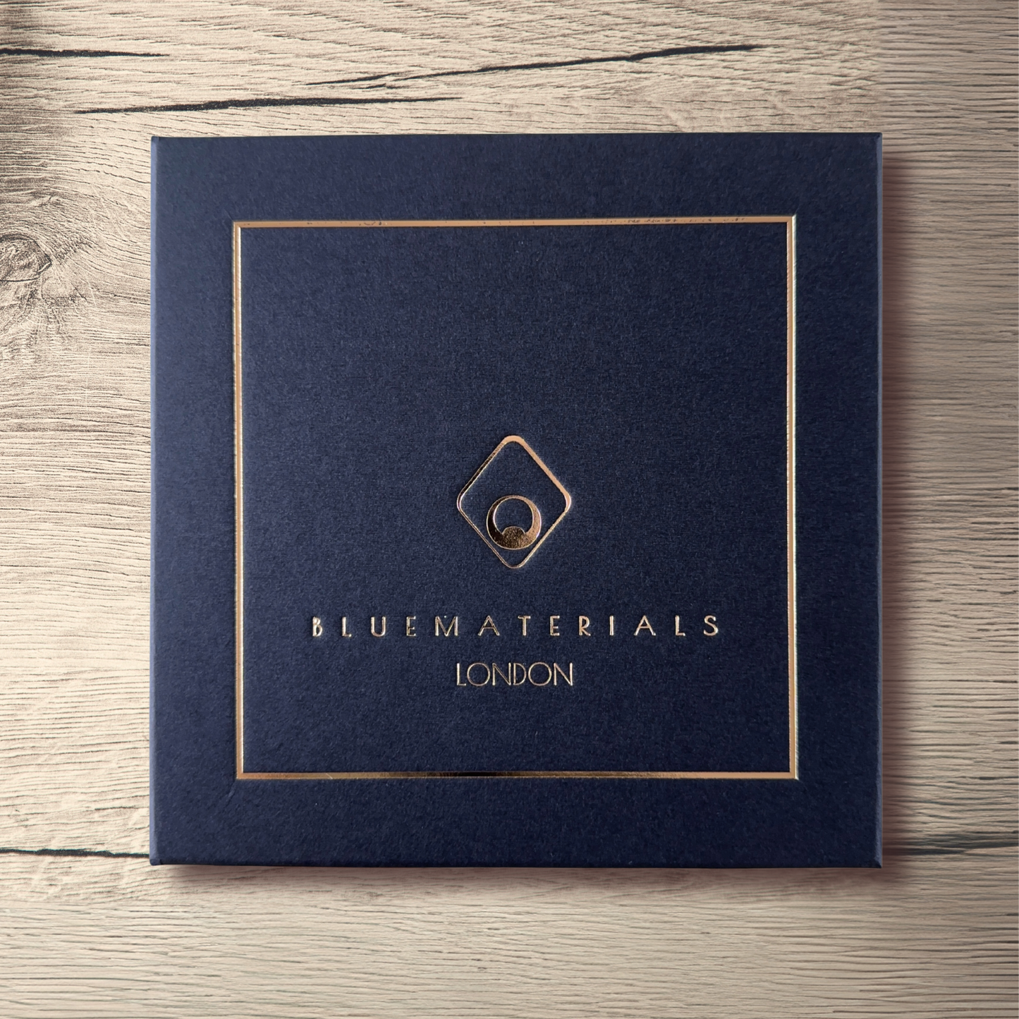 DECO RADIANCE | Navy Blue and Gold | Luxury Silk Pocket Square